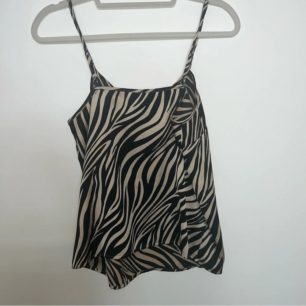 J Crew Factory Zebra Printed Tank Top - Picture 6 of 6